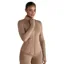 Aztec Diamond Fitted Women's Jacket - Camel