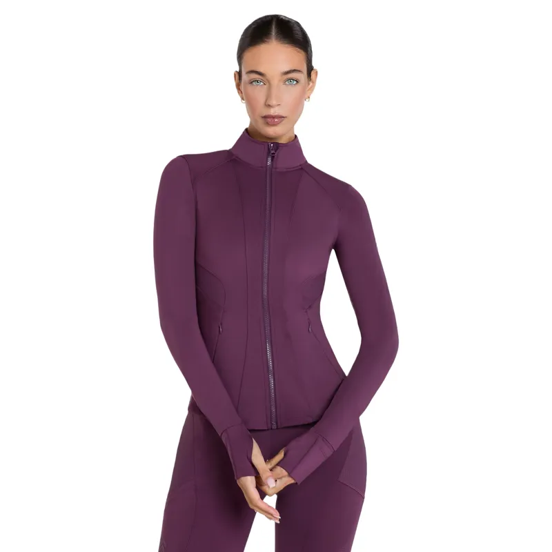 Aztec Diamond Fitted Women's Jacket - Plum Pre-Order-3