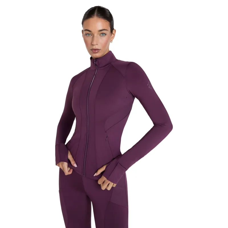 Aztec Diamond Fitted Women's Jacket - Plum Pre-Order