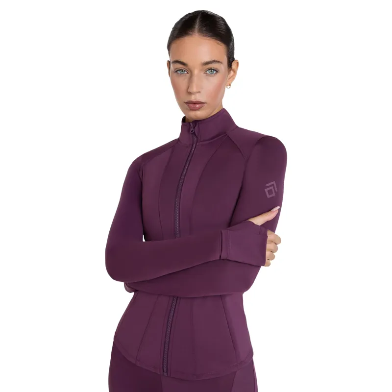 Aztec Diamond Fitted Women's Jacket - Plum Pre-Order-4