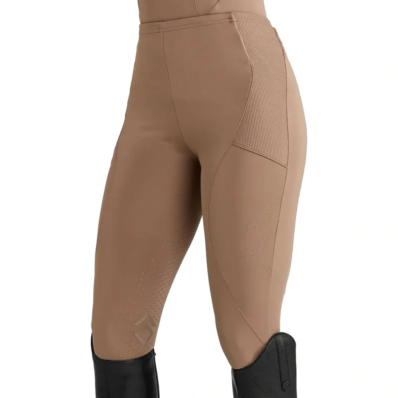 Aztec Diamond Core Full Seat Riding Tights - Camel-5
