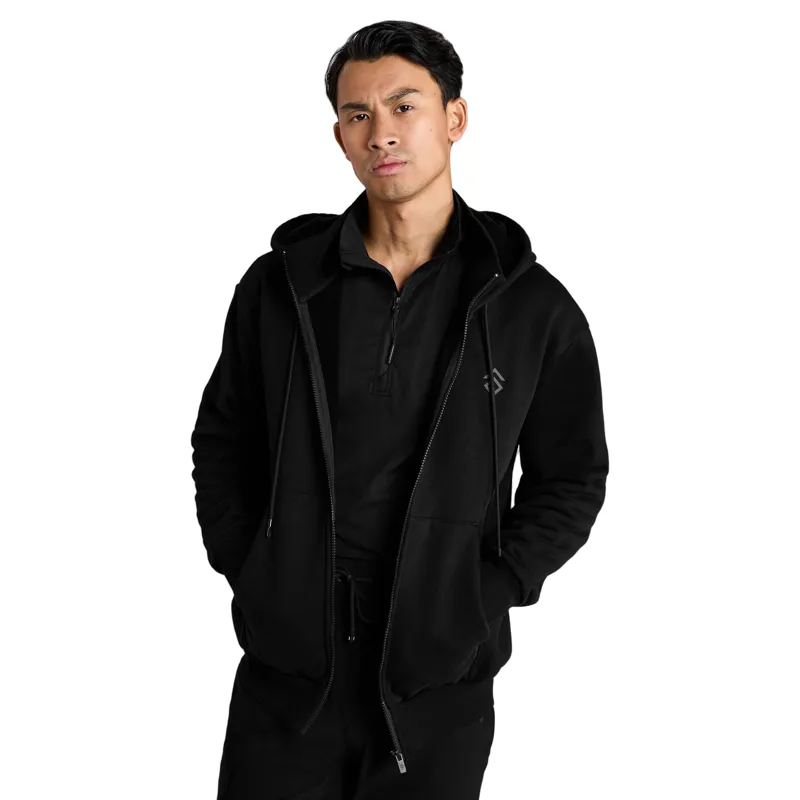 Aztec Diamond Core Boys Full Zip Hoodie - Black-2