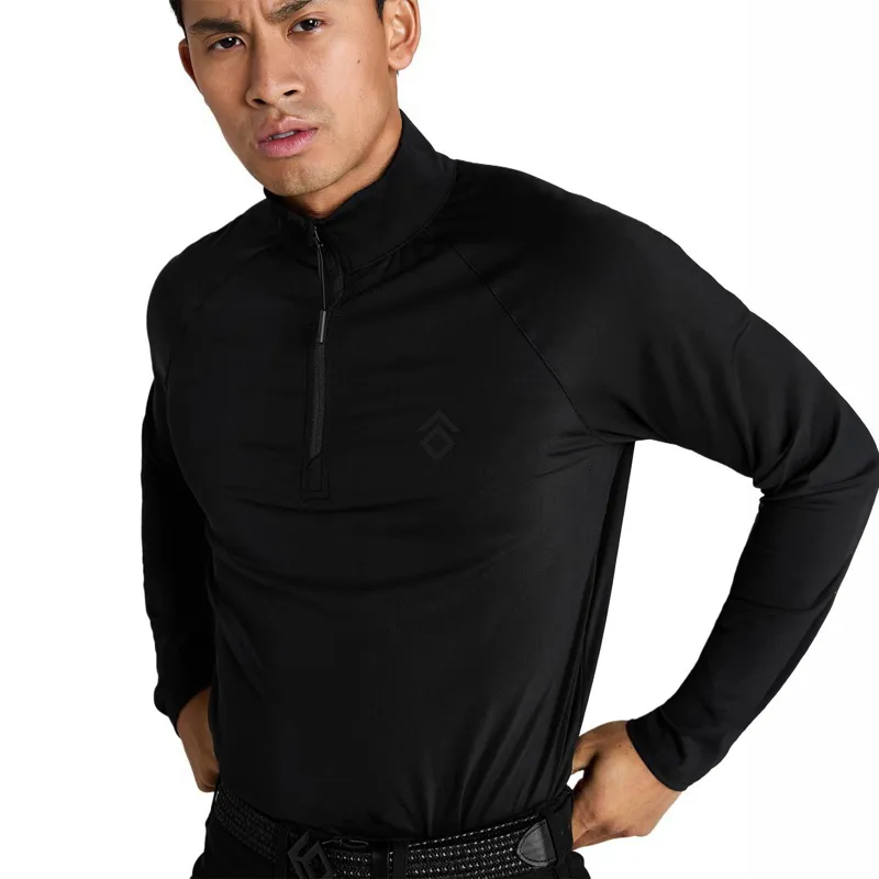 Aztec Diamond Core Junior Boys 1/4 Zip Base Layer - Black-9
