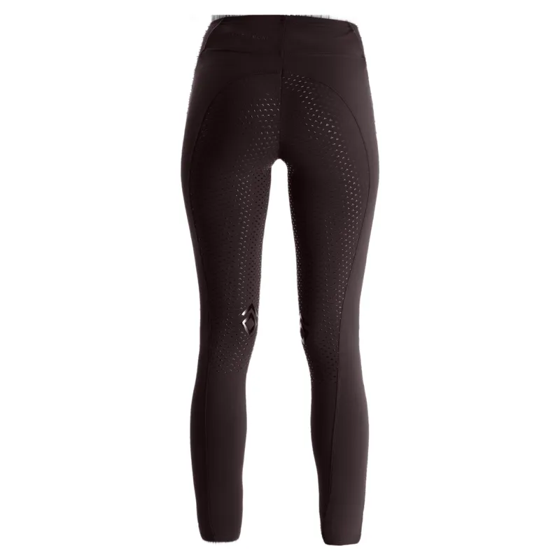 Aztec Diamond Core Full Grip Women's Riding Leggings - Espresso Pre-Order-6