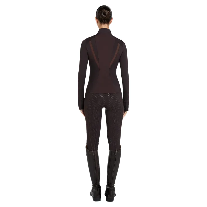 Aztec Diamond Core Full Grip Women's Riding Leggings - Espresso Pre-Order-5