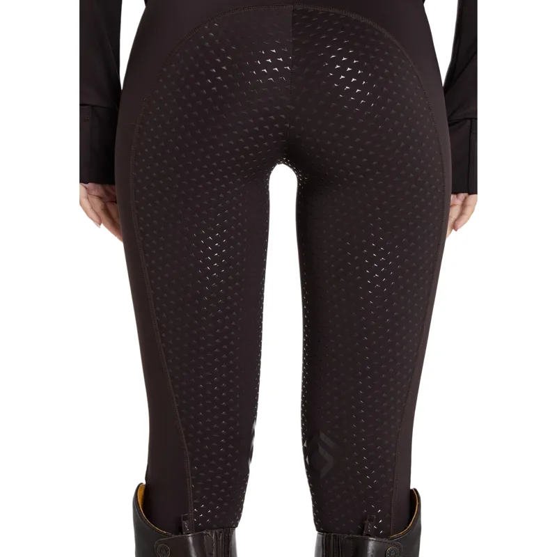 Aztec Diamond Core Full Grip Women's Riding Leggings - Espresso Pre-Order-3