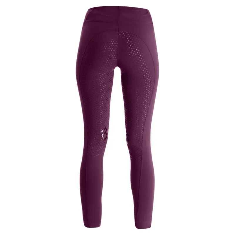 Aztec Diamond Core Full Grip Womens Riding Leggings - Plum Pre-Order-5