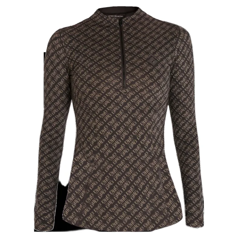 Aztec Diamond Core Long Sleeve Women's Base Layer - Monogram-2