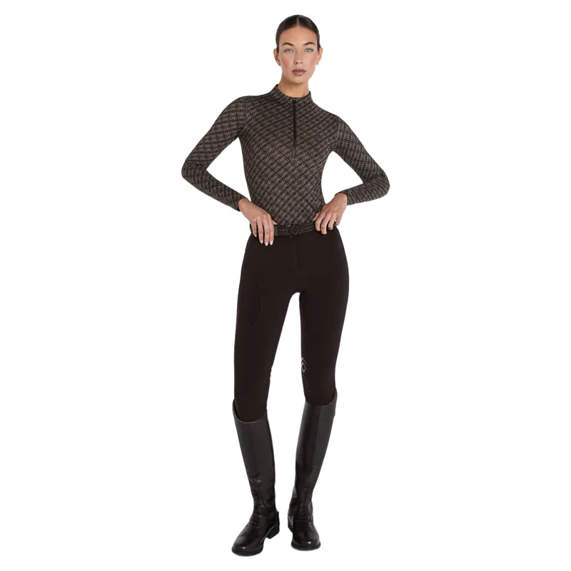 Aztec Diamond Core Long Sleeve Women's Base Layer - Monogram-10