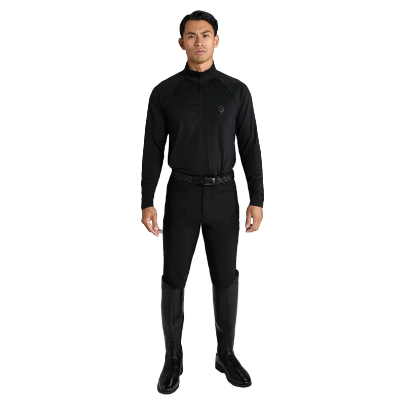 Aztec Diamond Core Men's 1/4 Zip Base Layer - Black-4