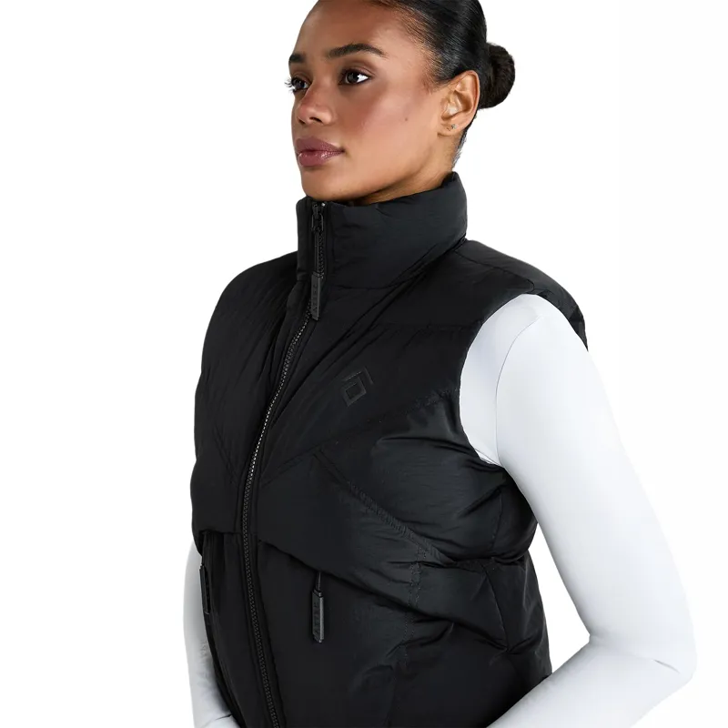 Aztec Diamond Core Womens Mid-Layer Vest - Black-3