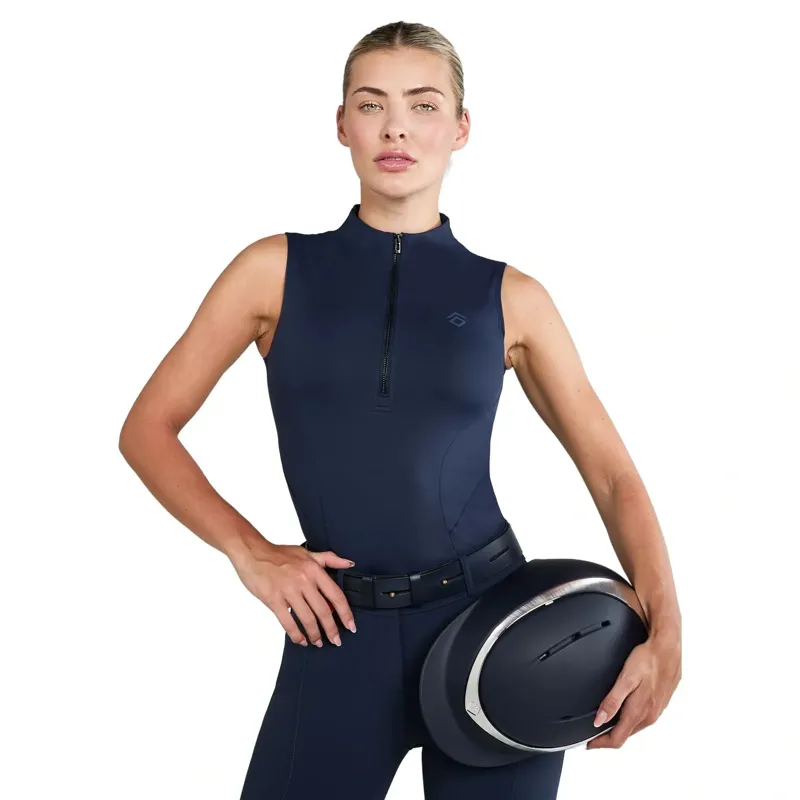Aztec Diamond Core Sleeveless Womens Base Layer - Navy-2
