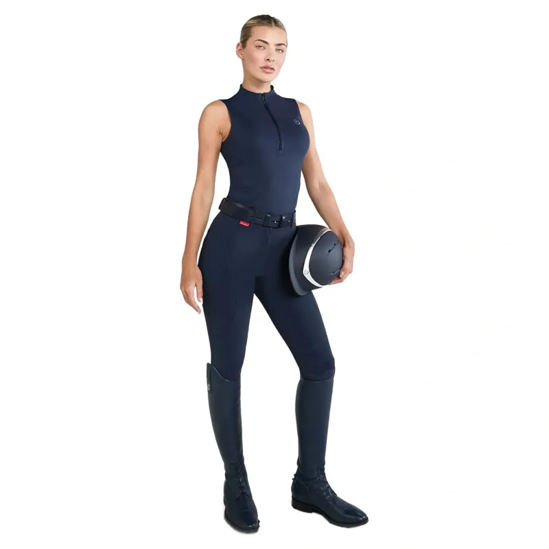 Aztec Diamond Core Sleeveless Womens Base Layer - Navy-3