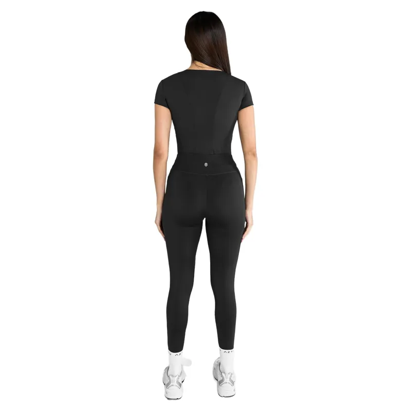 Aztec Diamond Core Women's Tech Short Sleeve Tee - Black-4