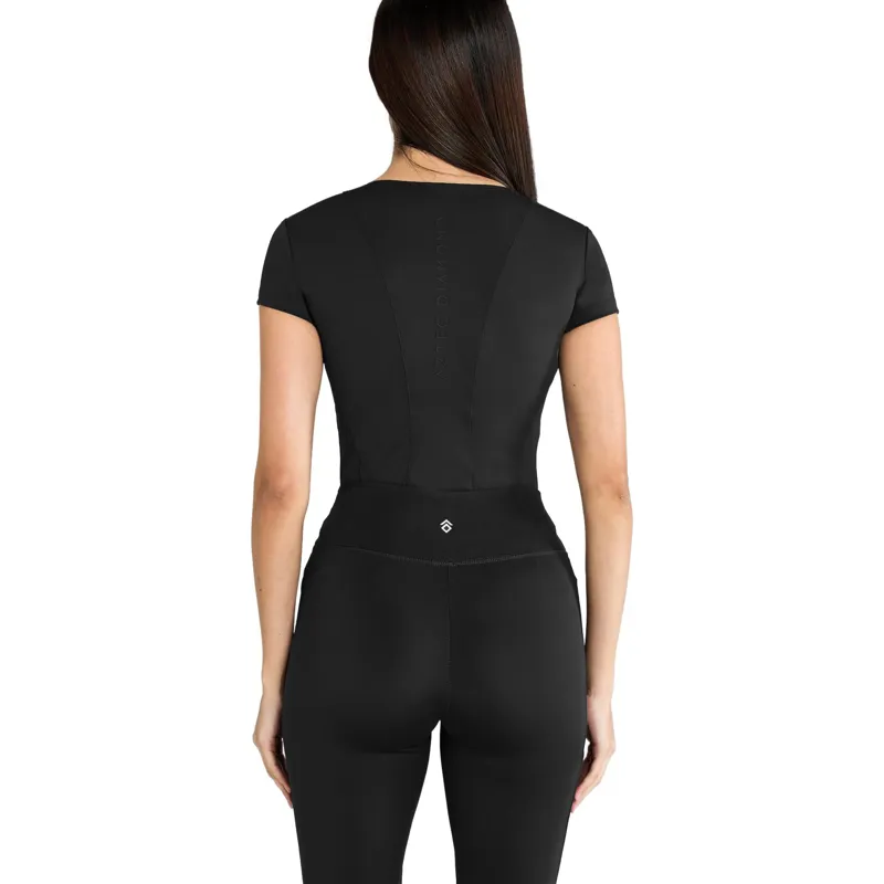 Aztec Diamond Core Women's Tech Short Sleeve Tee - Black-5