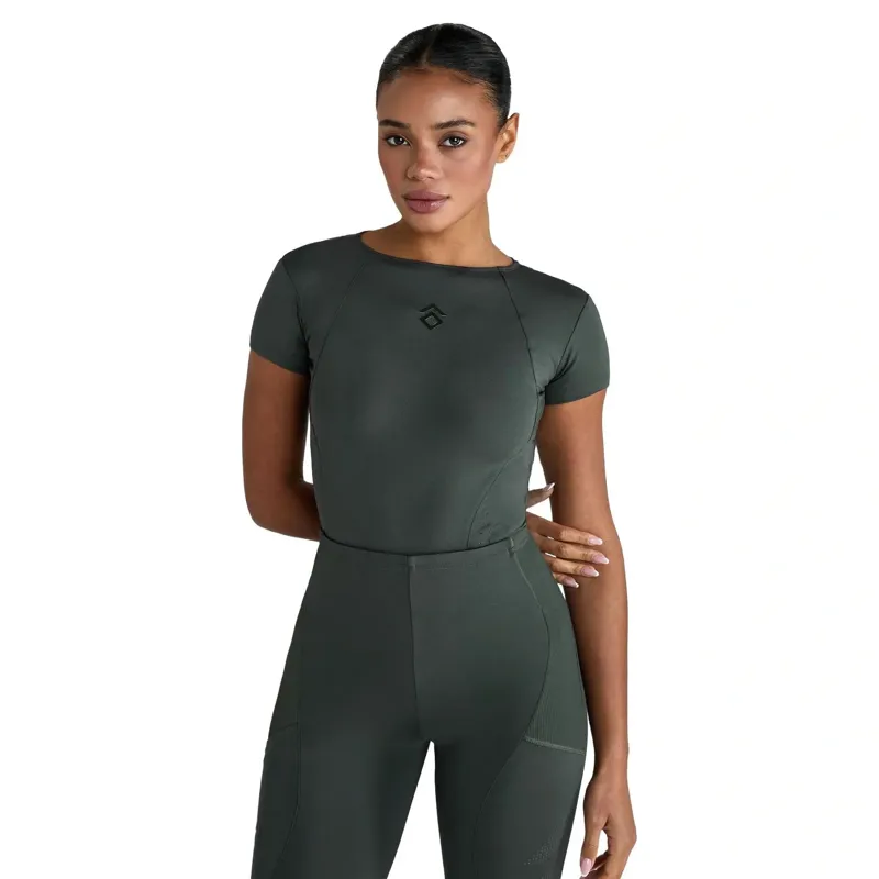 Aztec Diamond Core Women's Tech Short Sleeve Tee - Fern