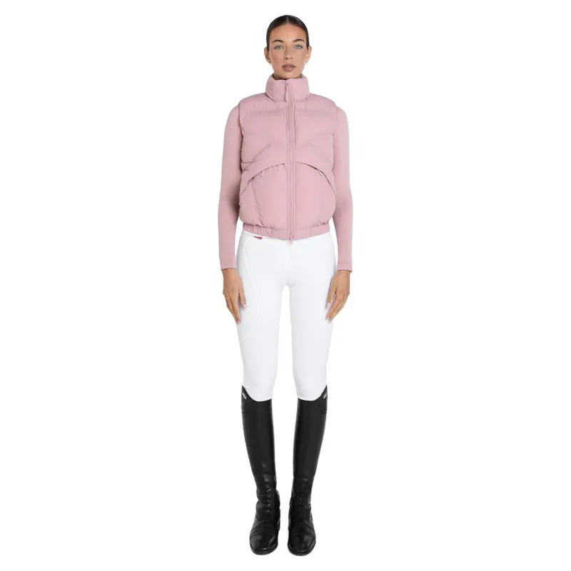 Aztec Diamond Core Womens Mid-Layer Vest - Pink-7