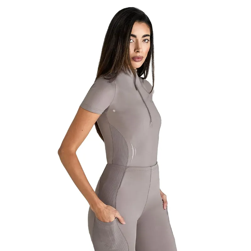 Aztec Diamond Define Women's Short Sleeve Base Layer - Truffle-6