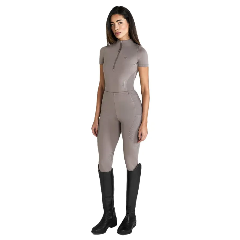Aztec Diamond Define Women's Short Sleeve Base Layer - Truffle-4
