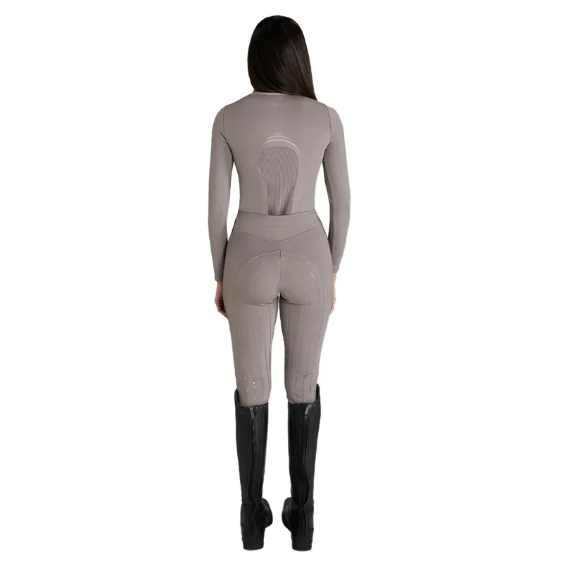 Aztec Diamond Define Full Grip Women's Riding Leggings - Truffle-8