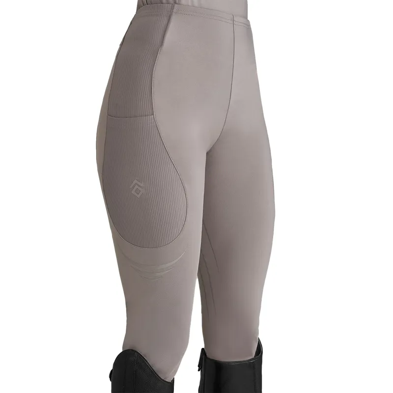 Aztec Diamond Define Full Grip Women's Riding Leggings - Truffle-6