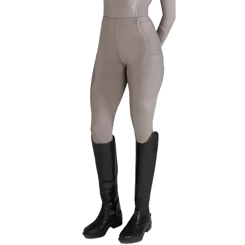 Aztec Diamond Define Full Grip Women's Riding Leggings - Truffle-2