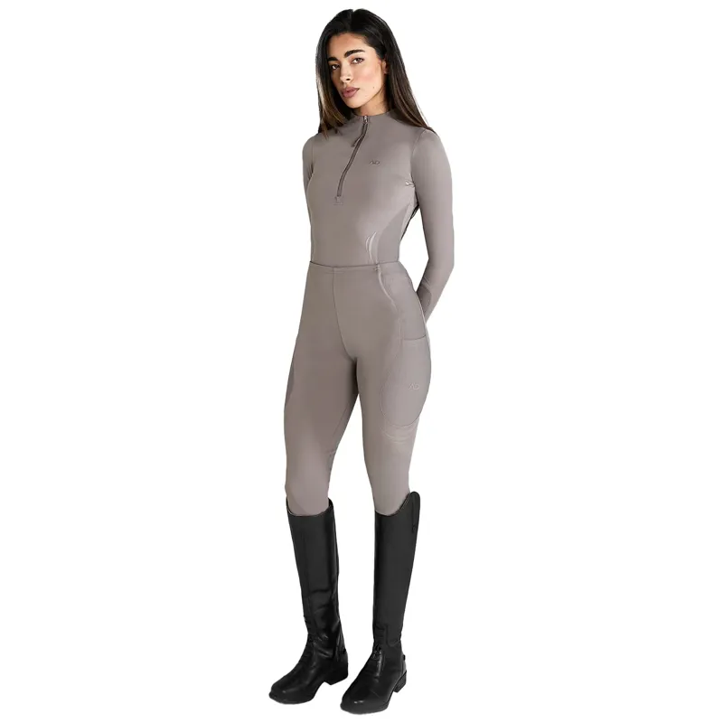 Aztec Diamond Define Full Grip Women's Riding Leggings - Truffle-3