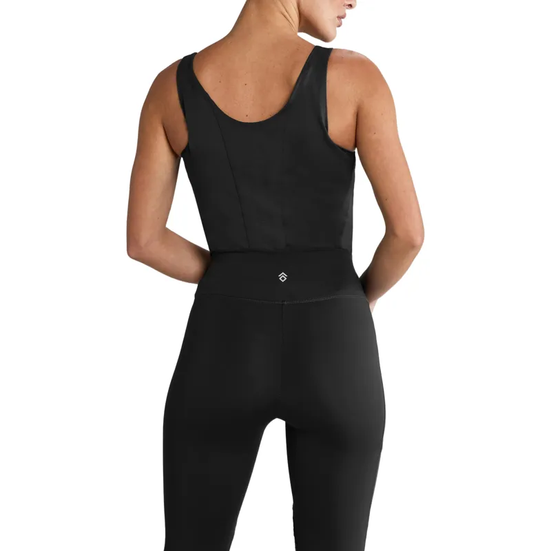 Aztec Diamond Essential Women's Knee Grip Leggings - Black-3