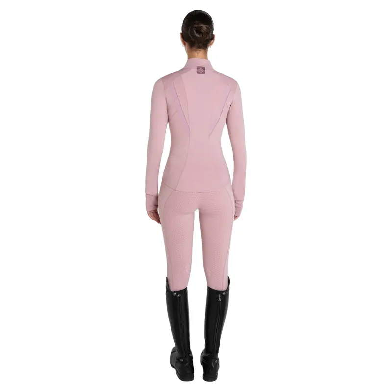 Aztec Diamond Fitted Womens Jacket - Pink-2