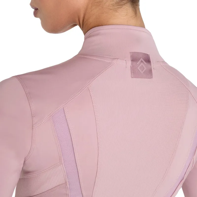 Aztec Diamond Fitted Womens Jacket - Pink-3
