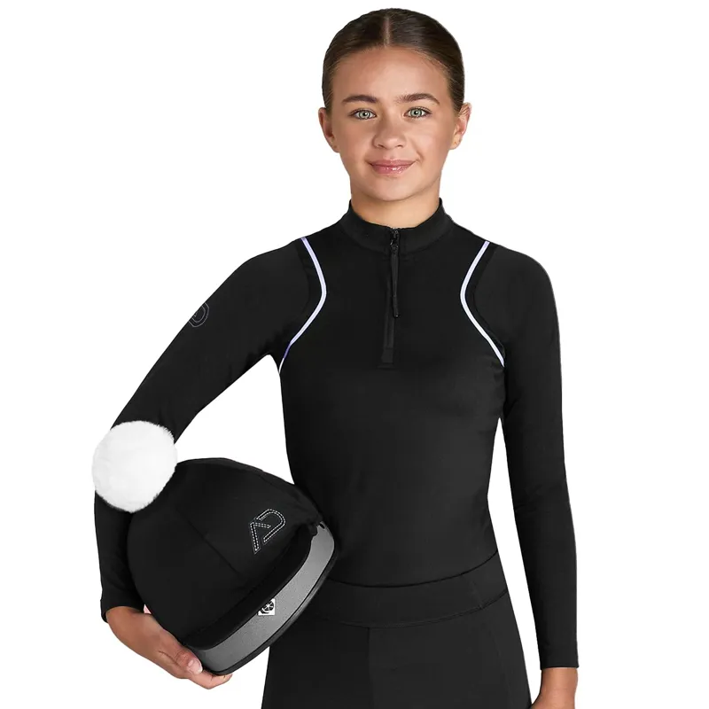 Aztec Diamond Young Rider Cosmic Helmet Cover - Black-1