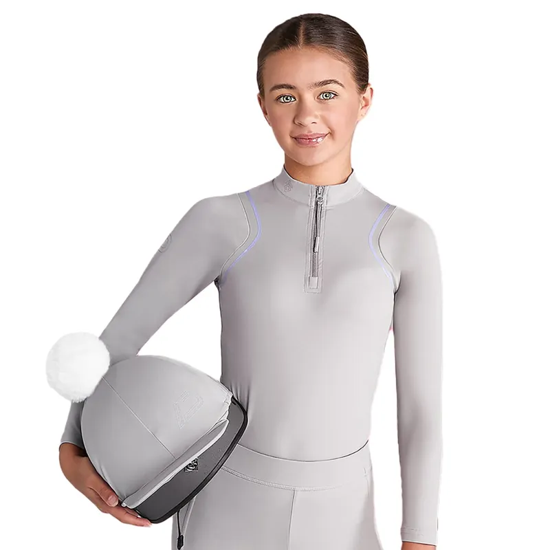 Aztec Diamond Young Rider Cosmic Helmet Cover - Grey-1