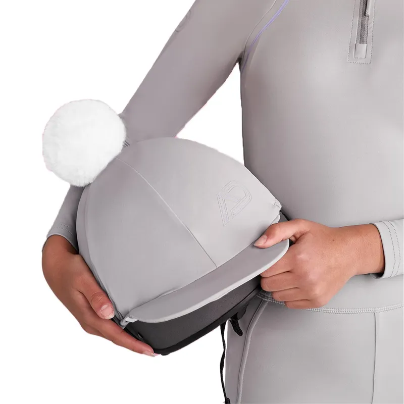 Aztec Diamond Young Rider Cosmic Helmet Cover - Grey-2