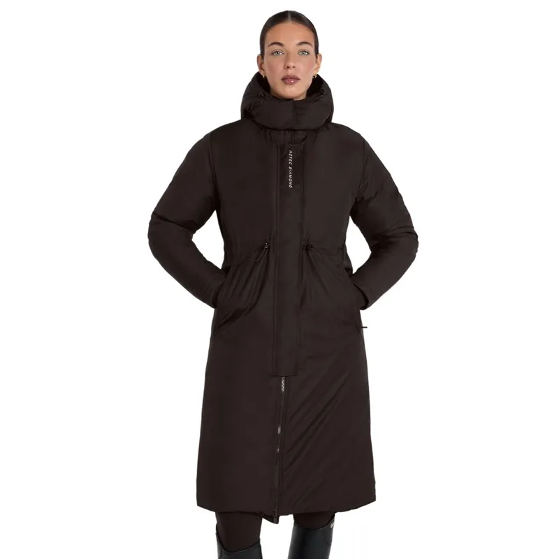 Aztec Diamond Insulated Waterproof Women's Rain Jacket - Espresso Pre-Order
