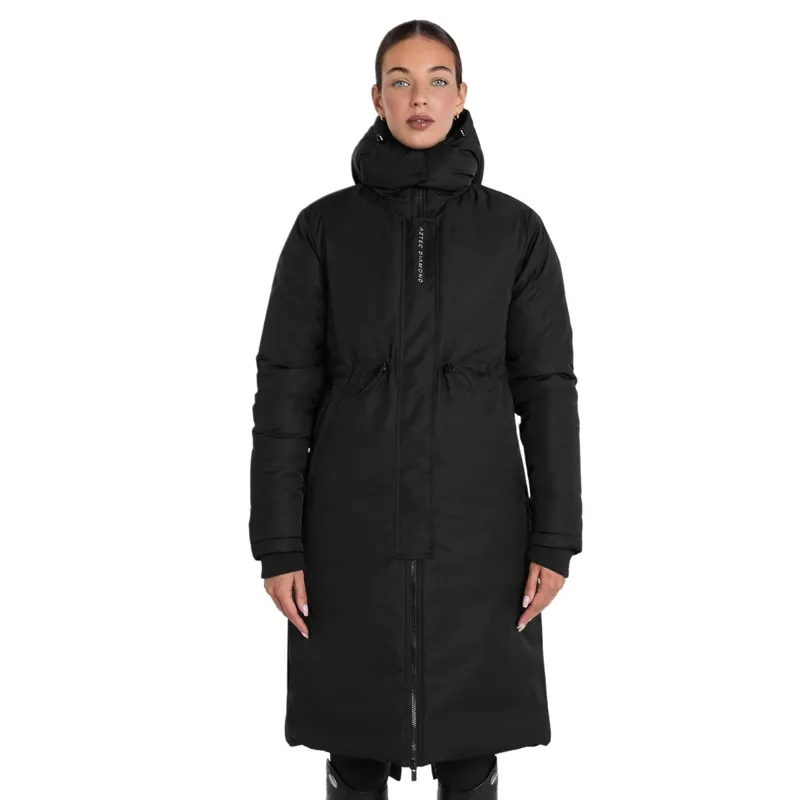 Aztec Diamond Insulated Waterproof Women's Rain Jacket - Black Pre-Order