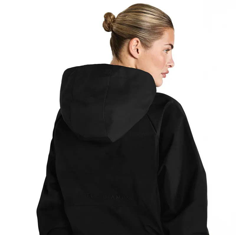 Aztec Diamond Weather Ready Womens Half Zip Pull On Jacket - Black-2