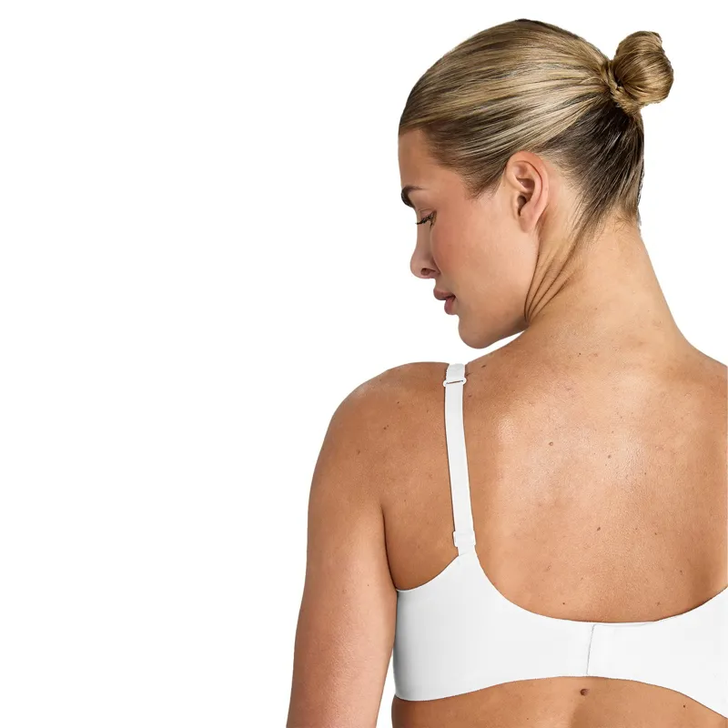 Aztec Diamond Womens V Seamless Bra - White-4