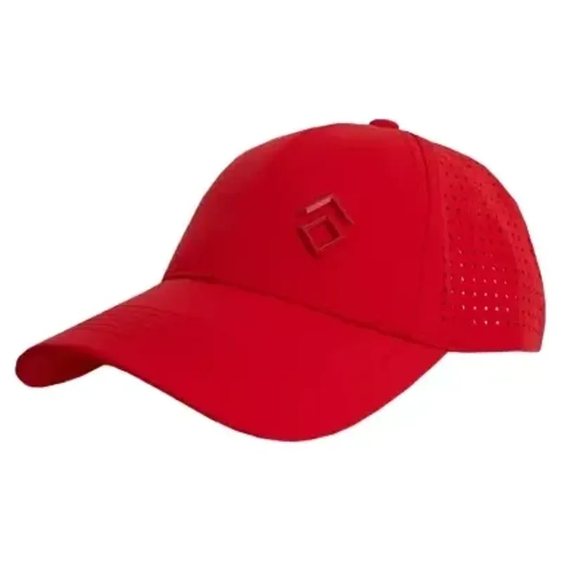 Aztec Diamond Laser Ventilated Cap - Crimson