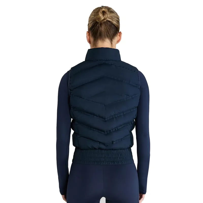 Aztec Diamond Lightweight Ladies Vest - Navy-1