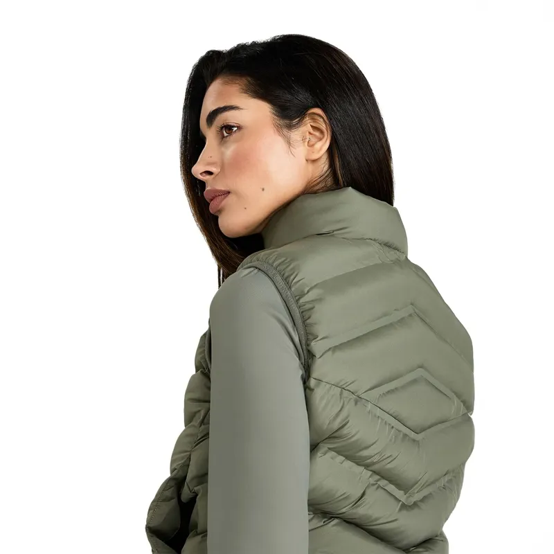Aztec Diamond Lightweight Ladies Vest - Sage-6
