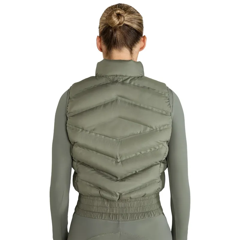 Aztec Diamond Lightweight Ladies Vest - Sage-1
