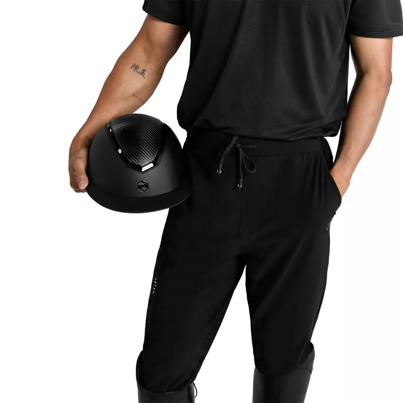 Aztec Diamond Core Mens Knee Grip Training Tights - Black-5
