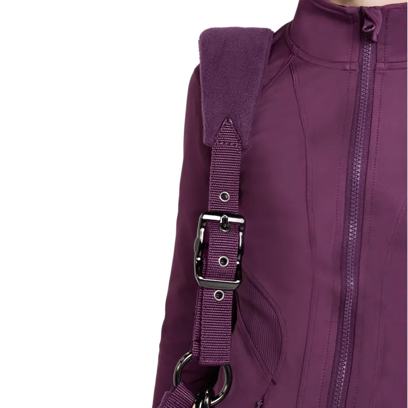 Aztec Diamond Panel Halter - Plum-3