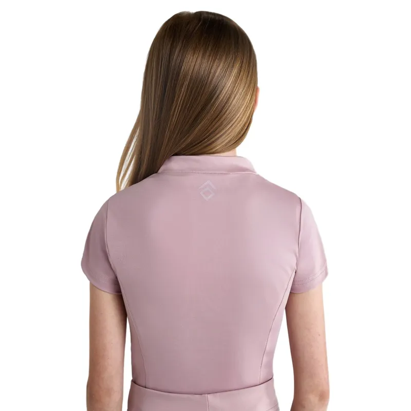 Aztec Diamond Young Rider Short Sleeve Youth Base Layer - Pink-1