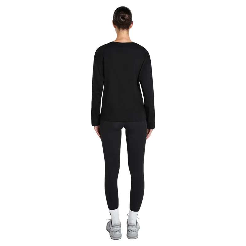 Aztec Diamond Loose Emboss Women's Tee - Black Pre-Order-5