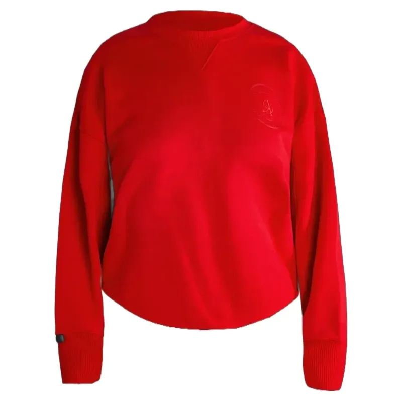 Aztec Diamond Sporting Goods Women's Crew Neck Sweater - Crimson-2