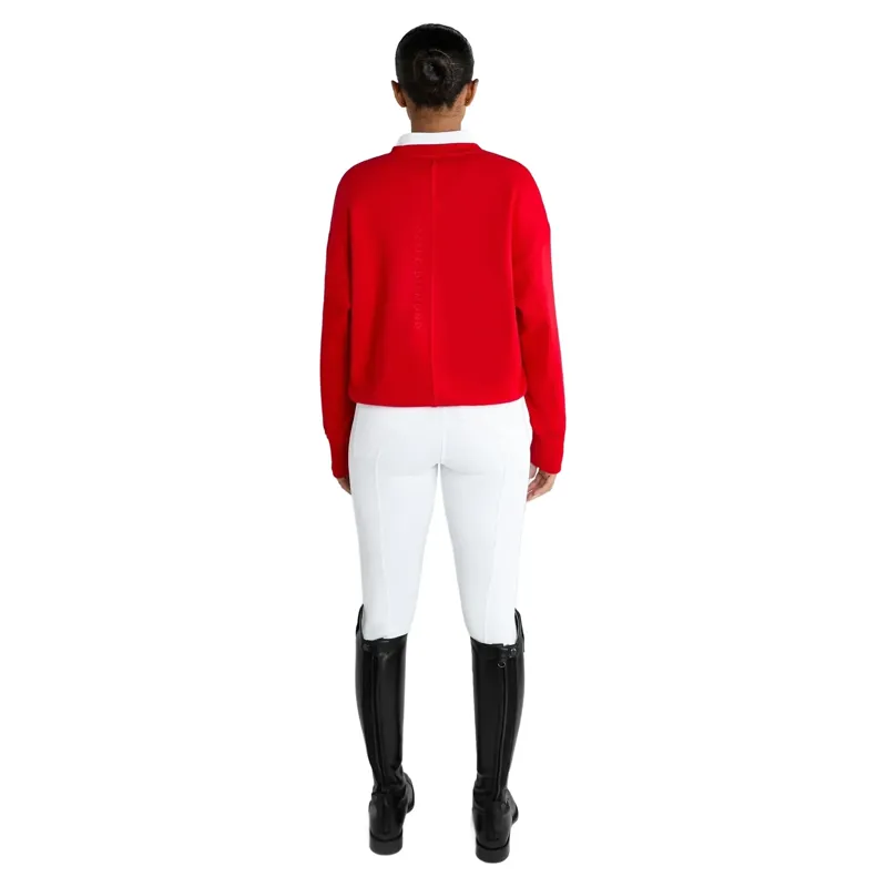 Aztec Diamond Sporting Goods Women's Crew Neck Sweater - Crimson-3