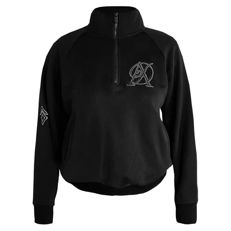 Aztec Diamond Sporting Goods Women's Half Zip Sweater - Black-2