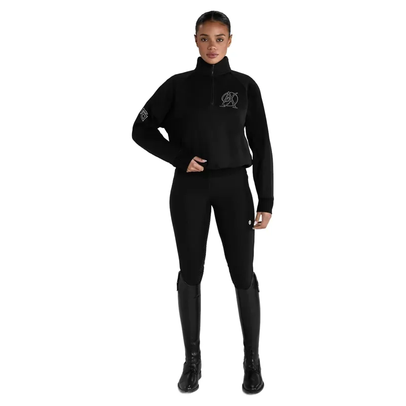Aztec Diamond Sporting Goods Women's Half Zip Sweater - Black-3