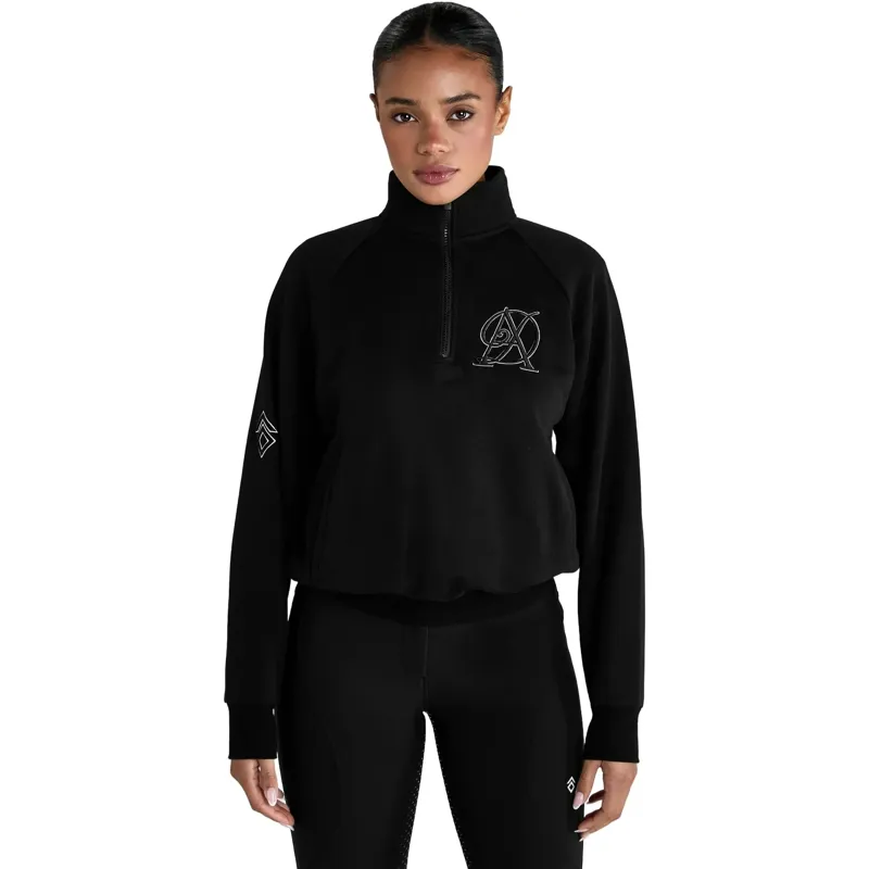Aztec Diamond Sporting Goods Women's Half Zip Sweater - Black